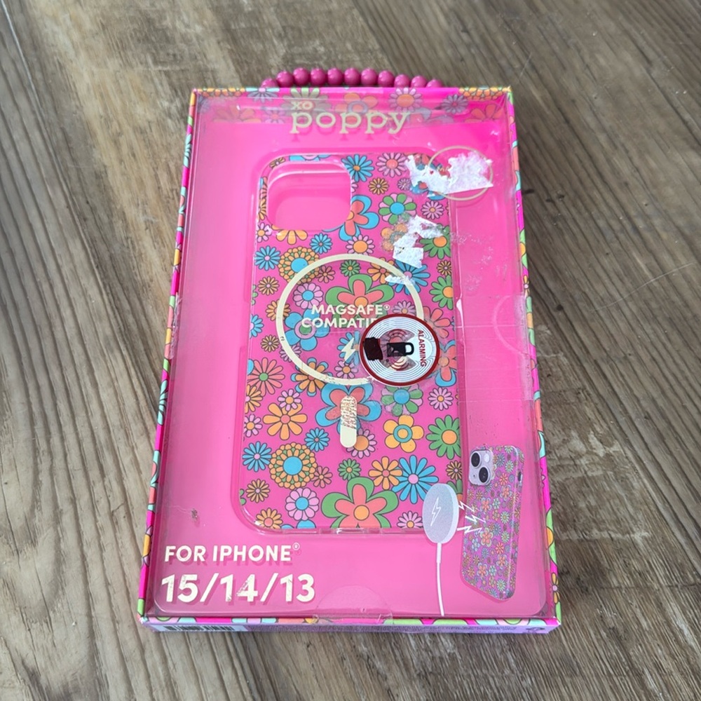 XO Poppy Phone Case for iPhone 15 / 14 / 13